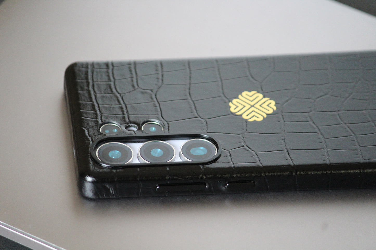 Jet Black | Premium Leather Luxury S25 Ultra Cover
