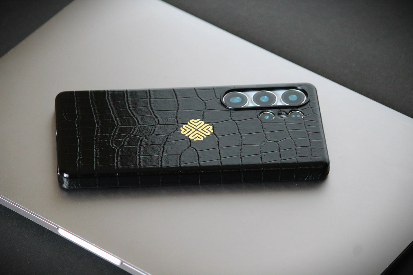 Jet Black | Premium Leather Luxury S25 Ultra Cover