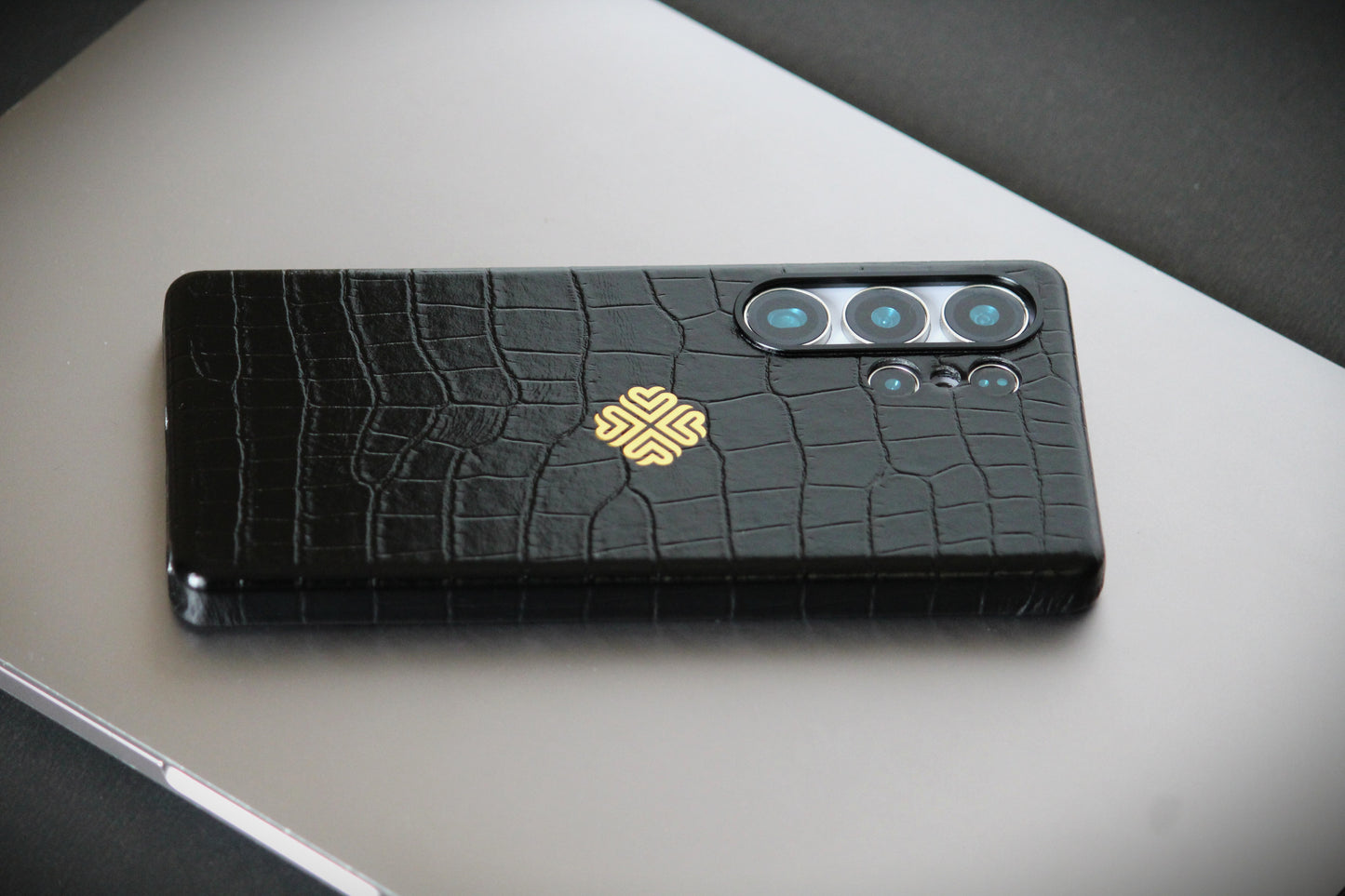 Jet Black | Premium Leather Luxury S25 Ultra Cover
