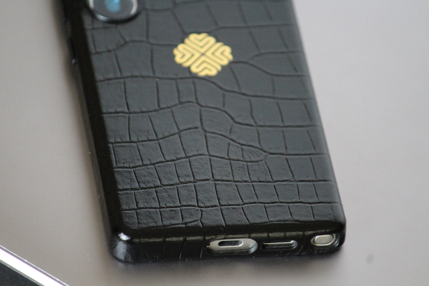 Jet Black | Premium Leather Luxury S25 Ultra Cover