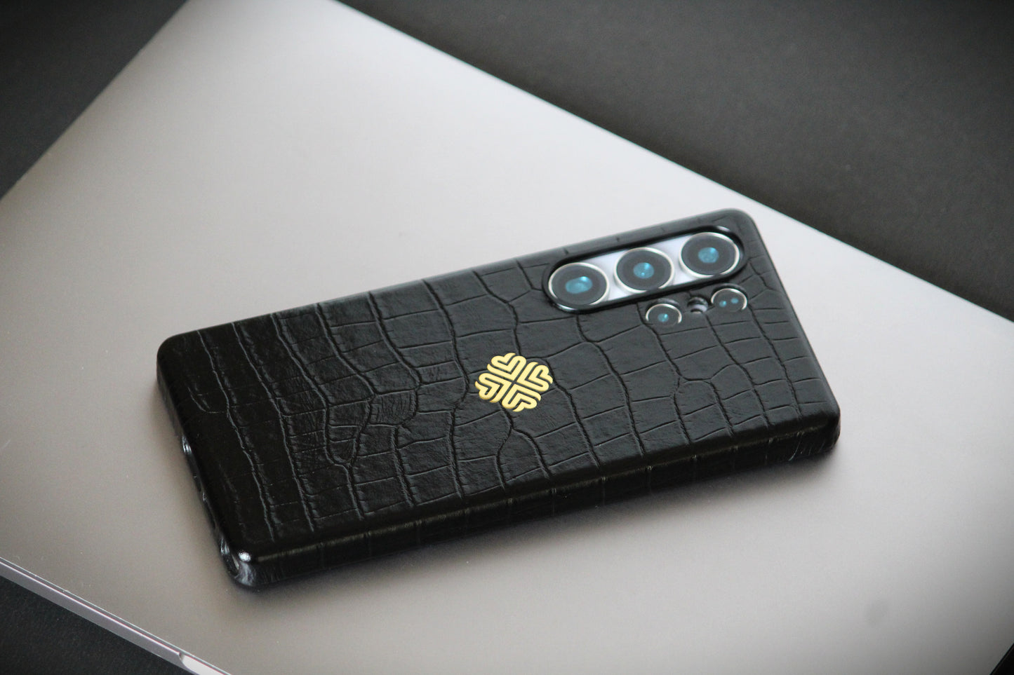 Jet Black | Premium Leather Luxury S25 Ultra Cover