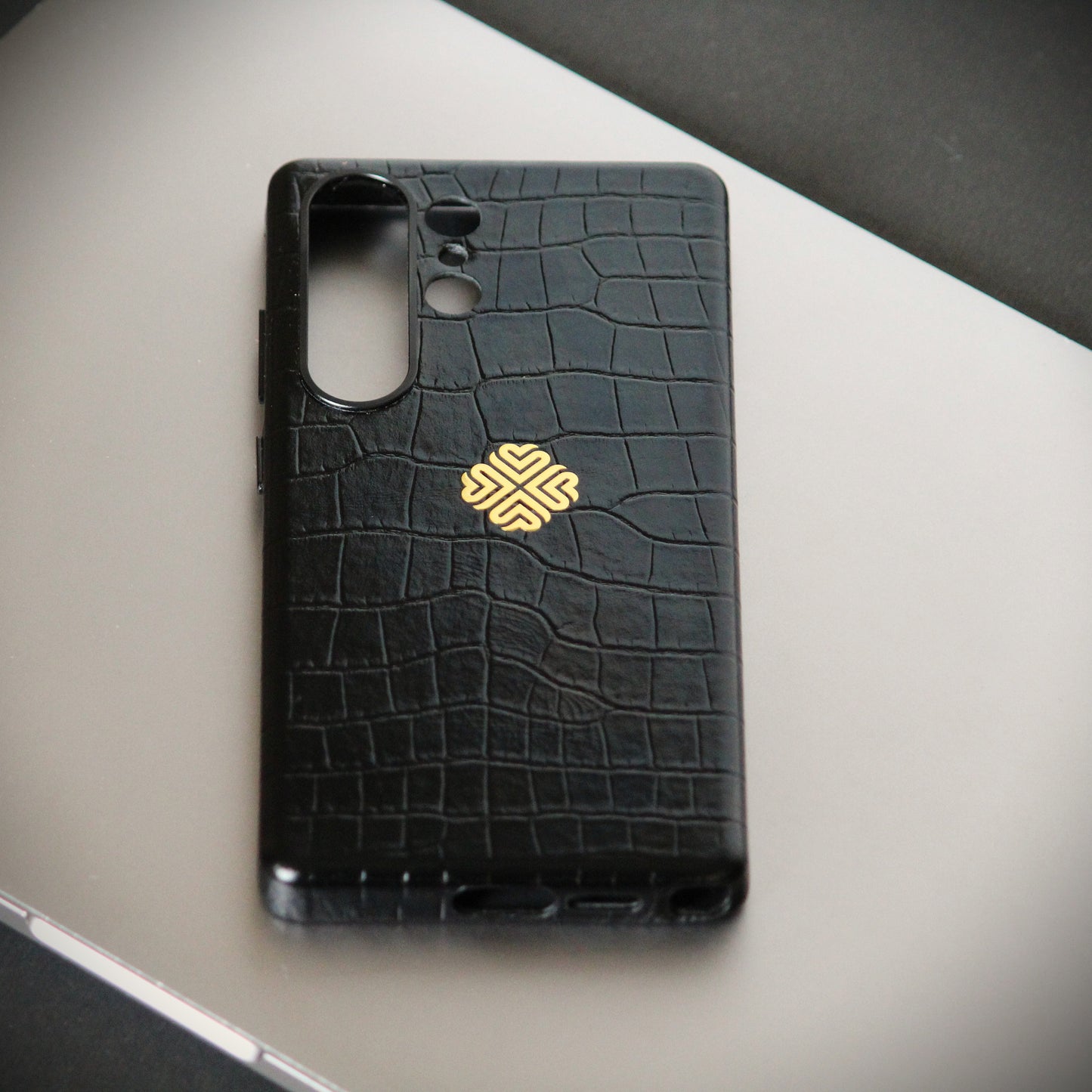 Jet Black | Premium Leather Luxury S25 Ultra Cover