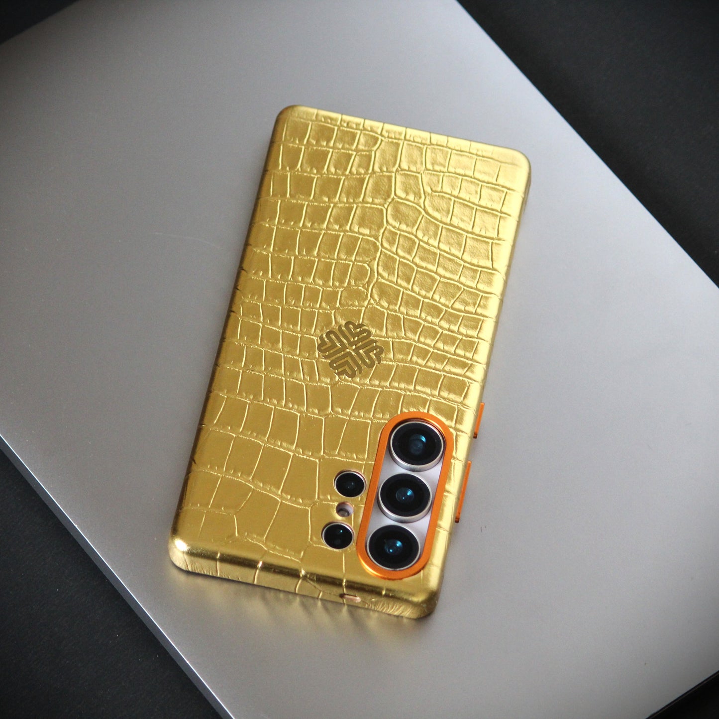 Royal Gold | Premium Leather Luxury S25 Ultra Cover