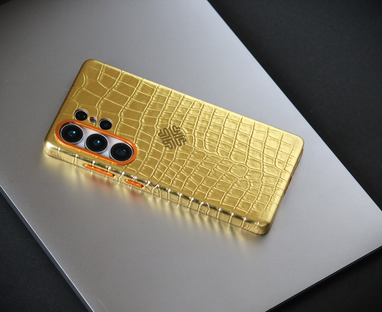 Royal Gold | Premium Leather Luxury S25 Ultra Cover