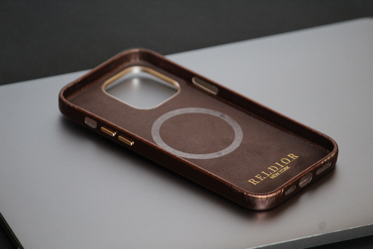 Royal Copper | MagSafe Premium Leather Luxury iPhone Cover