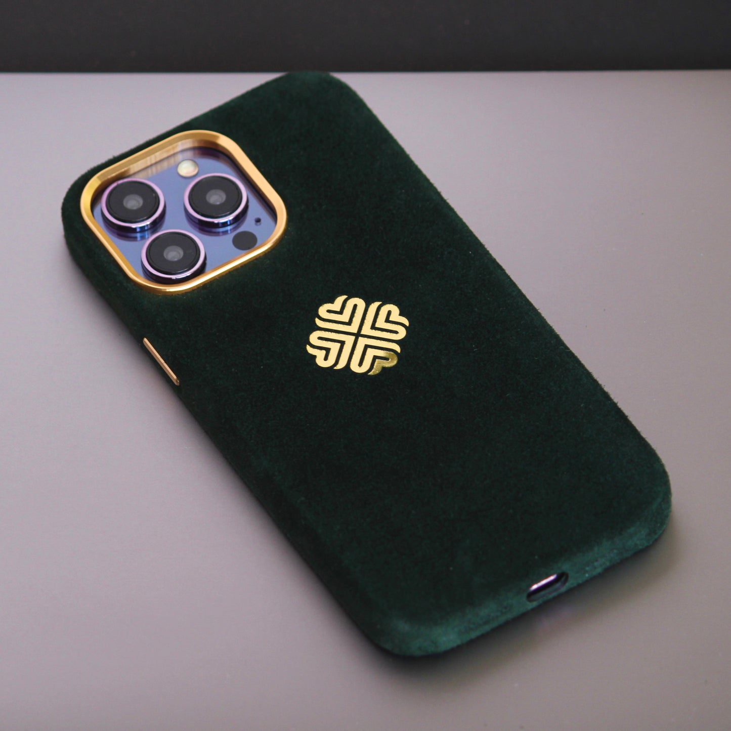 Forest Green | MagSafe Premium Alcantara Leather Luxury iPhone Cover