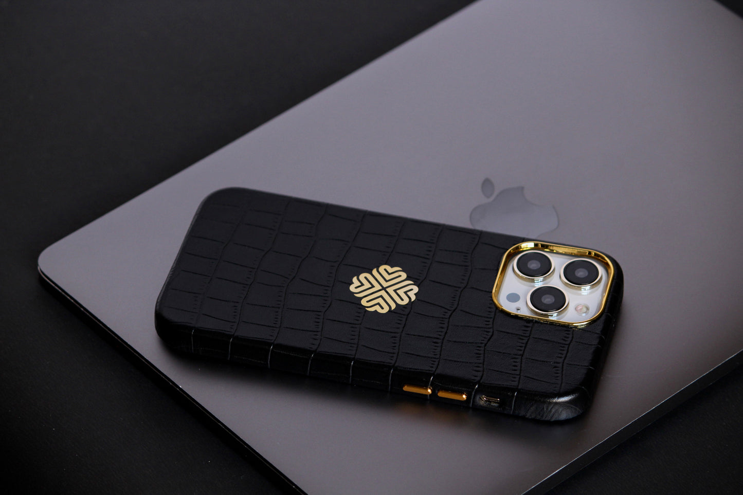 Jet Black Leather Case