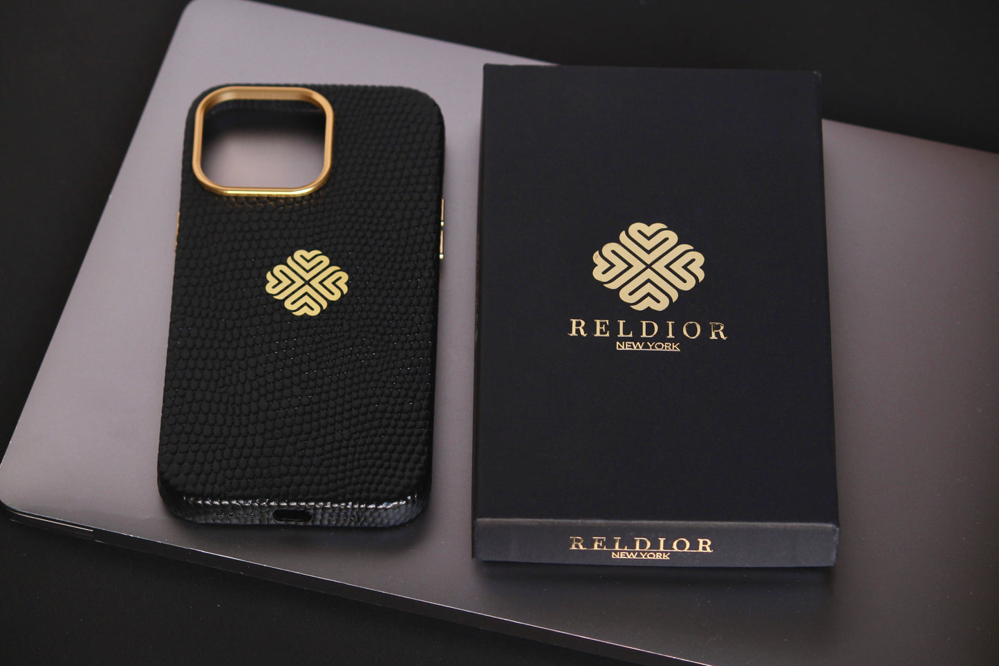 Midnight Black | MagSafe Premium Leather Luxury iPhone Cover