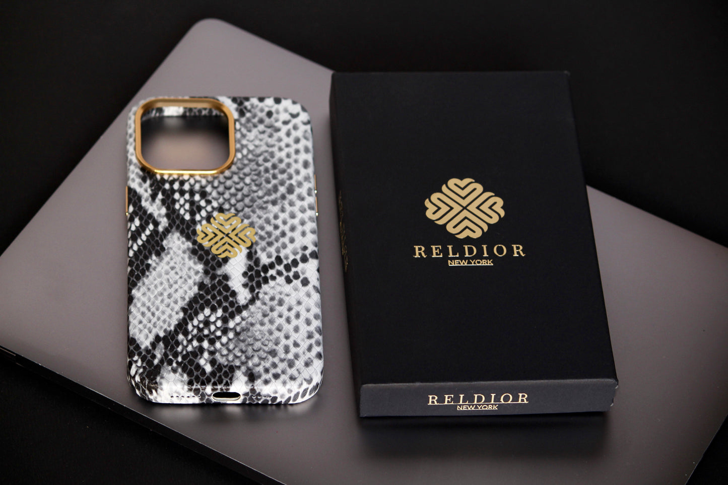 Natural Python | MagSafe Premium Leather Luxury iPhone Cover