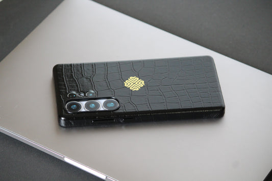 Jet Black | Premium Leather Luxury S25 Ultra Cover