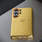 Royal Gold | Premium Leather Luxury S25 Ultra Cover