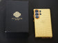 Royal Gold | Premium Leather Luxury S25 Ultra Cover
