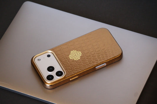 Cosmic Copper | MagSafe Premium Leather Luxury iPhone Cover