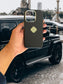 Ostrich Black | MagSafe Premium Leather Luxury iPhone Cover