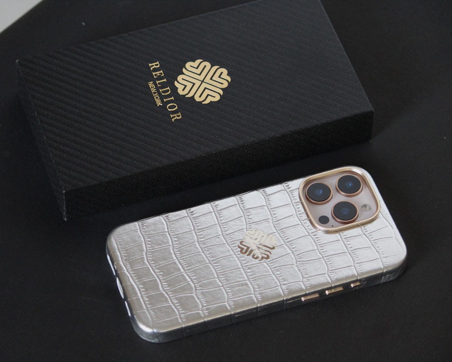 True Titanium | MagSafe Premium Leather Luxury iPhone Cover