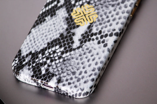 Natural Python | MagSafe Premium Leather Luxury iPhone Cover